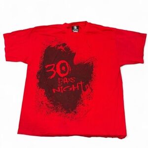 Gentle Giant red 30 Days of Night cotton t-shirt Size XXL